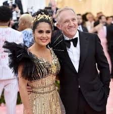 Salma hayek flaunts great cleavage in bavarian dress. Fun Facts About Salma Hayek S Billionaire Husband Francois Henri Pinault