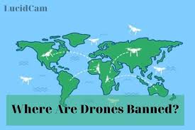 where are drones banned and flying