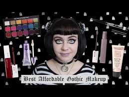 best gothic affordable makeup goth