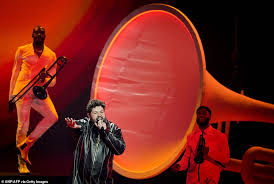 Eurovision 2021: UK entrant James Newman takes the stage to perform Embers  - Sound Health and Lasting Wealth
