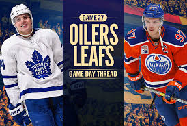 Missing our @%&#!$ phenomenal fans edmontonoilers.com/schedule. Toronto Maple Leafs Vs Edmonton Oilers Game 27 Preview Projected Lines Tv Info Maple Leafs Hotstove