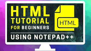 html tutorial for beginners create a