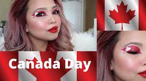 canada day inspired makeup look you