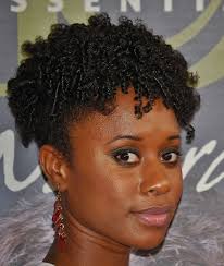 Short black hairstyle is the demand this season! Spiral Updo For Short Natural Hair
