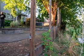 Steep Slope With Retaining Wall Blocks