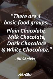 I'm the smartest man in the world. Jill Shalvis Said There Are Four Basic Food Groups Plain Chocolate Milk Chocolate Dark Chocolat Basic Food Groups Chocolate Quotes Chocolate Lovers Quotes