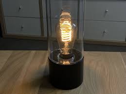 Using a lamp shade as a light fixture. Mackebo And Rasegel Two Affordable Table Lamps For Your Filament Lamps Hueblog Com