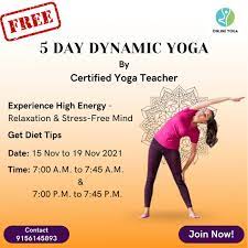 uni 5 day free dynamic yoga
