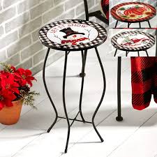 Holiday Glass Top Accent Tables Ltd