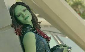 zoe saldana s gamora makeup