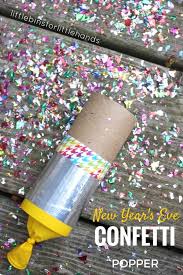 diy confetti poppers for new years