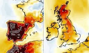 While on wednesday it's still overcast clouds will subsequently decrease. Bbc Weather Europe Basks In Heatwave As African Air Hits Continent Weather News Express Co Uk