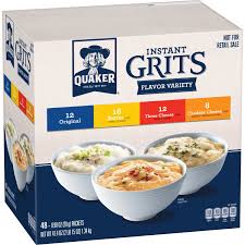 quaker instant grits variety pack 48