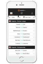 soccerway on your iphone through my