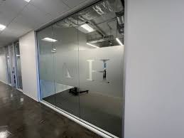Etched Frosted Glass Graphics Offices