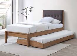 Frollo Solid Wood Pull Out Trundle Bed