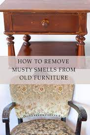 musty smells in old furniture