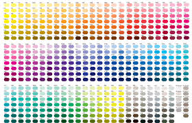 Pantone Color Chart All Colors
