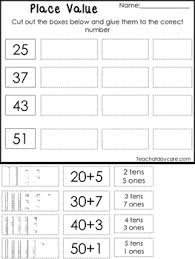 Grade 1 place value worksheet: Expanded Form Tens And Ones Worksheets Teachers Pay Teachers