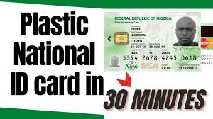 30minutes nimc digital id card