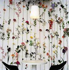 attach faux flowers to walls flower