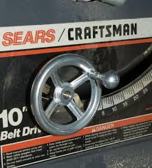 craftsman ts hand wheel replacement