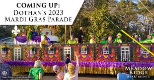 coming up dothan s 2023 mardi gras parade