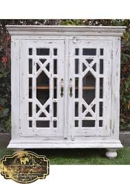 white glass door french provincial