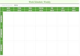 Monthly Schedule Maker Excel Schedule Generator Full Size Of