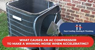 ac compressor to make a whining noise