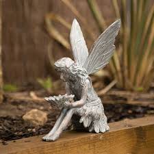 Fairy Garden Ornament Outdoor Winged