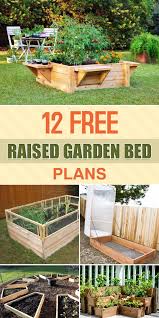 12 free raised garden bed plans
