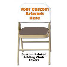 Custom Printed Folding Chair Back Cover