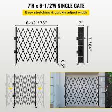 Vevor Single Fold Security Gate 7 Ft H