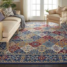 area rugs 8x10 multi color for living