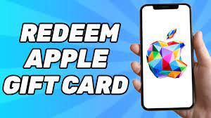 how to redeem apple gift card from