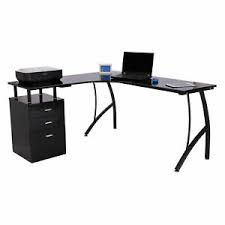Shop over 670 top corner desk with drawers and earn cash back all in one place. Corner Office Desk Black Classy Workstation Table Storage Drawers File Cabinet Ebay