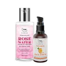 face serum with rose water face toner