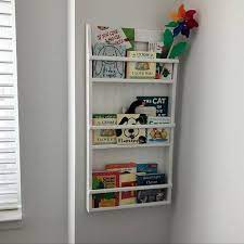 Child Hanging Bookshelf Plate Rack