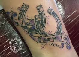 It is just the position of the tattoo that suggests the power of the male person. 18 Horseshoe Tattoo Designs Ideas Horse Shoe Tattoo Tattoo Designs Horseshoe