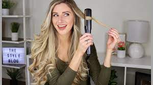 to curl your hair with a straightener