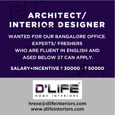 architect job vacancy at dlife home