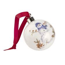 Royal Worcester Wrendale Designs Gathered Around Bauble