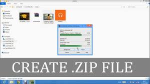 How To Create Zip File On Windows 7 8 8 1 10 Youtube