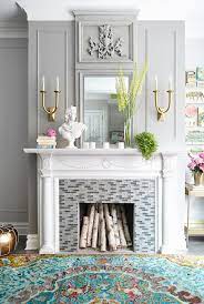 Our Favorite Spring Fireplace Mantel