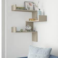 wall mounted corner shelves ideas on