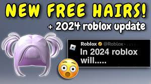 10 free hair and items on roblox 2024