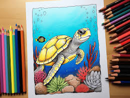50 turtle coloring pages 2024 free