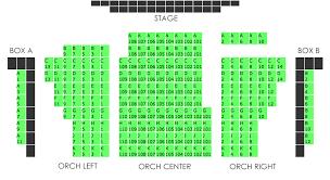 Seating Charts Union County Performing Arts Center