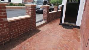 Pillars And Brick Paving